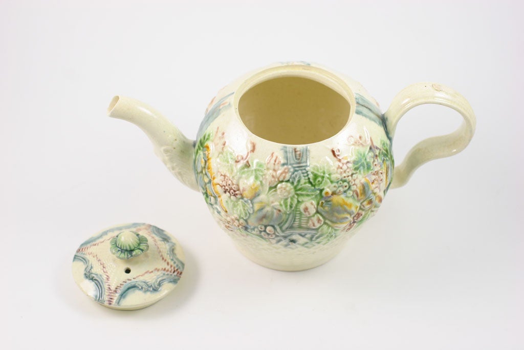 William Greatbatch Creamware pottery Teapot 4